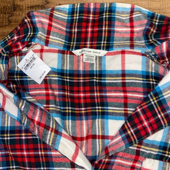 AMERICAN EAGLE NEW WITH TAGS FLANNEL PJ SET - Picture 4 of 6